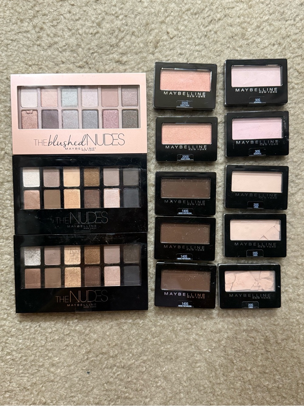 Maybelline Eyeshadow Palette Bundle